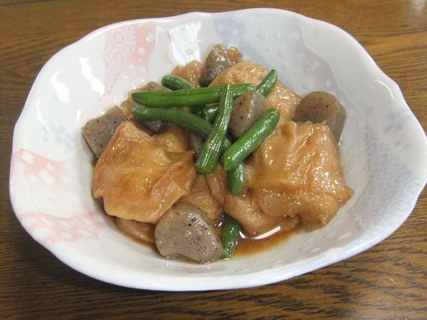 丁字麩の揚げ煮