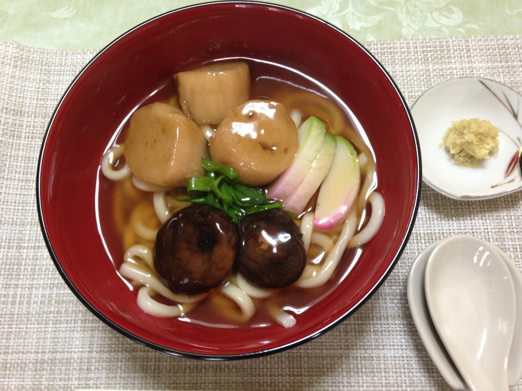 すきやき麩の”あっつ熱っ”あんかけうどん